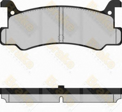 BRAKE ENGINEERING pa460 -  Комплект тормозных колодок, дисковый тормоз